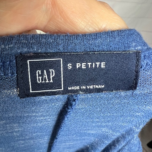 👗 |•GAP•| Soft Comfy Blue Loose Fitting Maxi Dress Size Small Petite - Picture 4 of 8